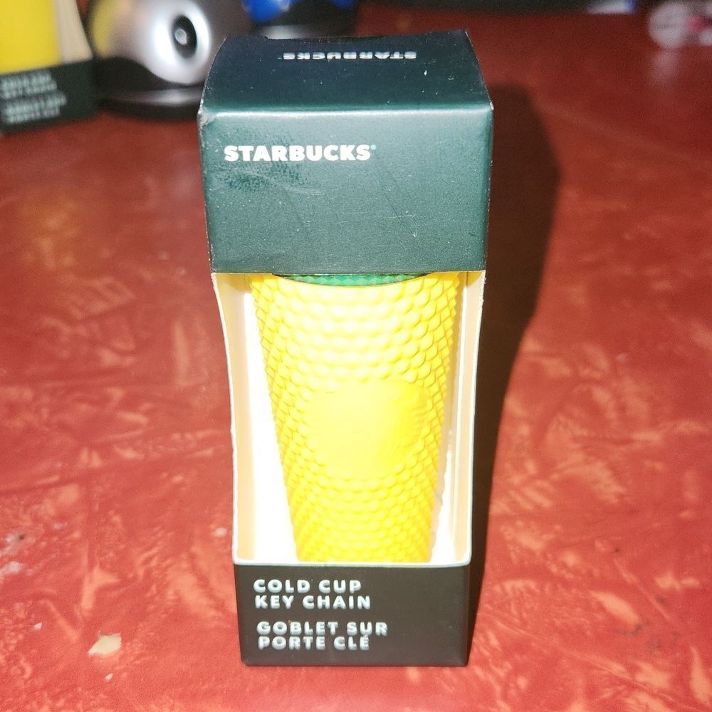 NWT Starbucks Mini Studded Cold Cup Keychain Hawaii